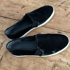 Vince velvet flat sneakers 9.5
